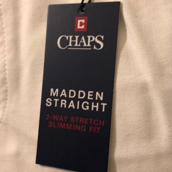 CHAPS White Madden Straight Pants - Picture 6 of 6
